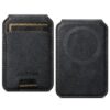 Suteni S2 Phone Magnetic Card Case Card Sleeve MagSafe Magnetic Coil PU Leather
