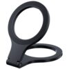 D59 Aluminum Alloy Finger Ring Grip MagSafe Dual Magnetic Phone Back Dual Ring Holder