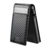 Suteni Carbon Fiber Magnetic Key Press Automatically Pop Up Card Box