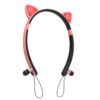 ZW29 Cat Ear Stereo Sound HIFI Fashion Outdoor Portable Sports Wireless Bluetooth Headset with Mic & LED Light Glowing