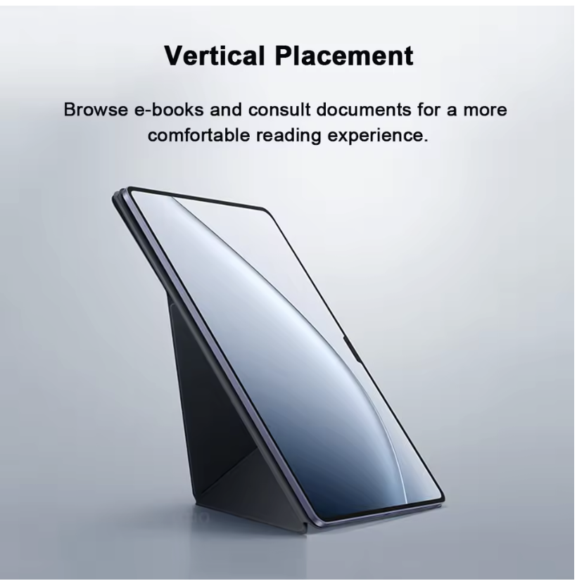 Original Xiaomi Pad 7 Ultra Magnetic Protective Case Mi Pad 7 Ultra Cover Smart Wake-up Auto Sleep Tablet Stand Bracket PU - Black