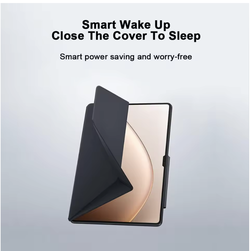 Original Xiaomi Pad 7 Ultra Magnetic Protective Case Mi Pad 7 Ultra Cover Smart Wake-up Auto Sleep Tablet Stand Bracket PU - Black