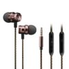 2 PCS EN500 3.5mm Plug Snake Pattern In-Ear Phone Earphone