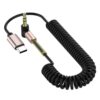 Type-C/USB-C To 3.5mm Male Elbow Spring Car Audio Adapter Cable, Cable Length: 1.5m
