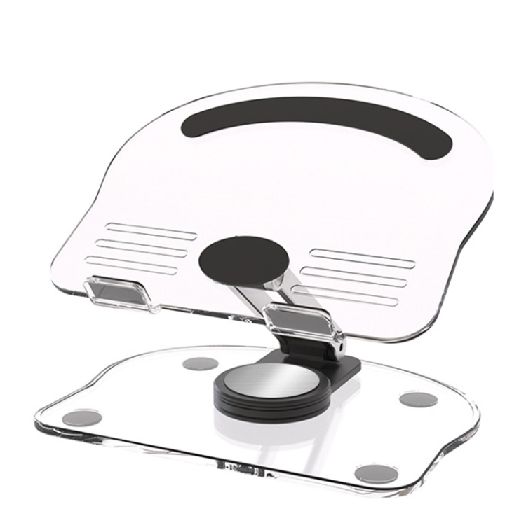 KF-Z11 Acrylic Tablet PC Mobile Phone Bracket Desktop Rotating Foldable Lazy Non-slip Phone Support Frame