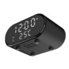 15W LED Mirror Wireless Charger Desktop Multifunctional Mini Clock