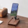 Desktop Mobile Phone Stand Lifting Folding Tablet Holder with Tray Base