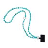 Imitation Turquoise Beaded Mobile Phone Chain Pendant