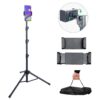 1.6m Adjustable Tablet Stand Floor-Standing Retractable Mobile Phone Tripod