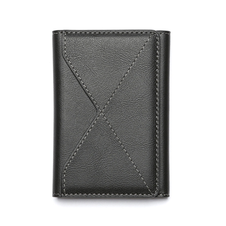 Mobile Phone MagSafe Wallet Three-Fold Card Holder With Stand