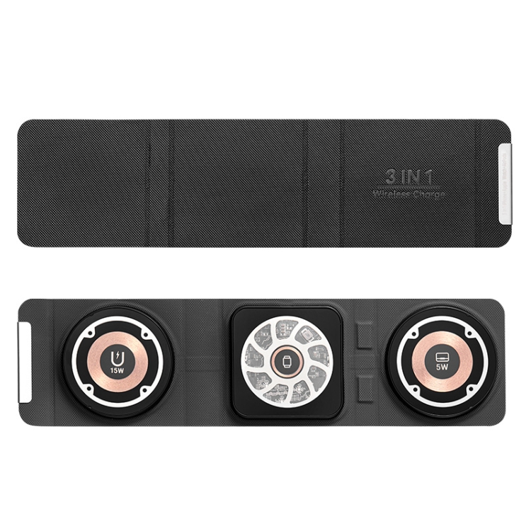 3-In-1 Magsafe Folding Wireless Charger Portable Wireless Fast Charging