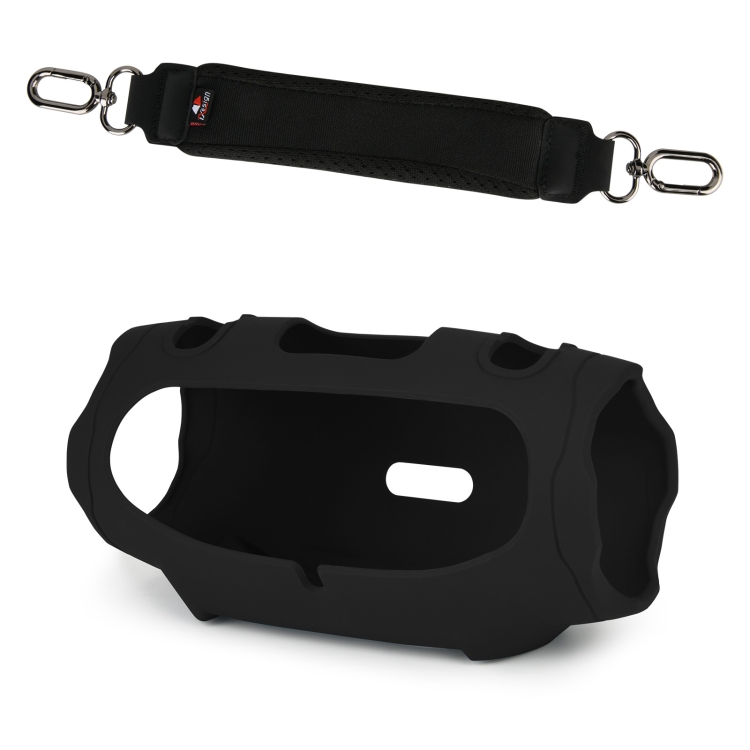 For JBL Xtreme 4 Speaker Silicone Case with Decompression Carrying Strap Portable Protective Shell