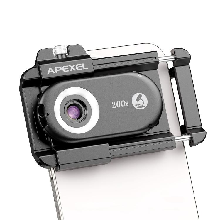 200x Portable Microscope Cell Phone Lens With LED/ UV Lights Built-in CPL Filter