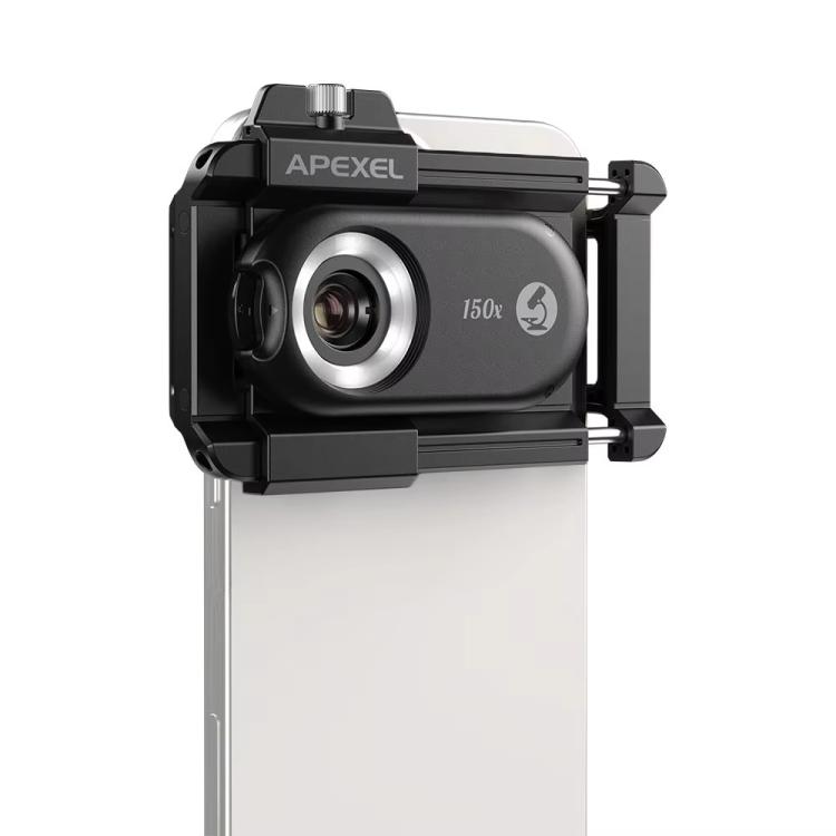 150X Portable Microscope Cell Phone Lens With LED/ UV Lights Built-in CPL Filter