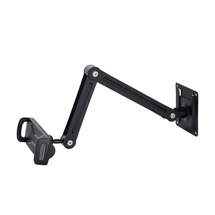 Long Arm Articulated Wall Mount Tablet Holder Adjustable Phone Mount with Detachable Base