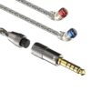 CVJ TS800 Eight Strands Copper Silver Plated Interchangeable Audio Plugs Headphone Upgrade Cable