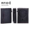One-Click Pop-Up RFID Blocking Card Holder Magnetic Phone Wallet for MagSafe iPhones