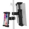 360-degree Rotation Tablet Phone Holder Adjustable Clamp Multifunctional Adapter Clip