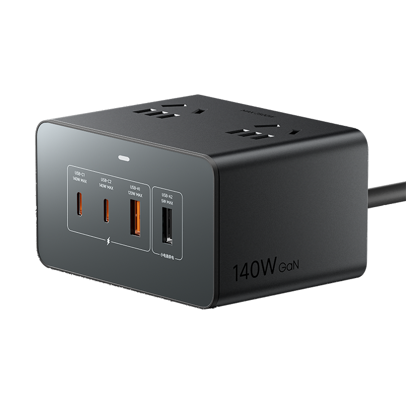 Xiaomi Desktop Charging Station 140W GaN Charger USB Type C 6 Ports Fast Charging Station For iPhone Samsung Xiaomi MacBook New