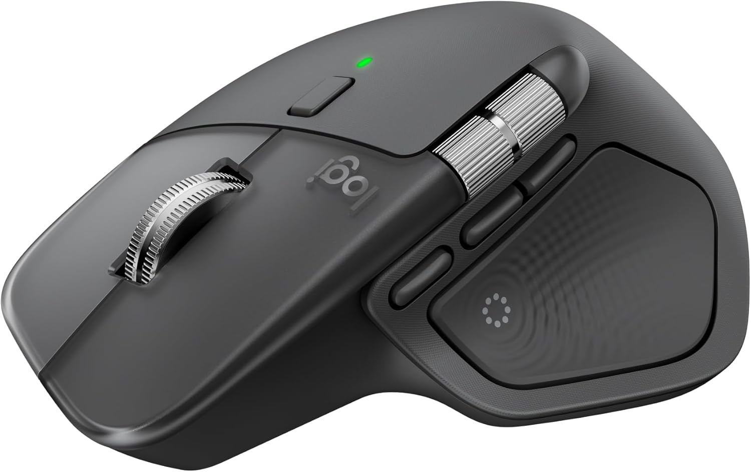 Logitech MX Master 4, Ergonomic Wireless Mouse with Advanced Performance Haptic Feedback, Ultra-Fast Scrolling, USB-C Charging, Bluetooth, Windows, MacOS