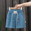 Boys Casual Sports Shorts Elastic Waistband Breechcloth, 90cm, 100cm, 110cm, 120cm, 130cm, 140cm