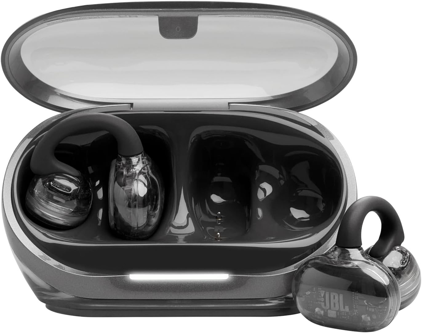 6135TGgu9mL._AC_SL1500_ JBL Soundgear Clips True Wireless Open-Ear Headphones, SonicArc Design, Up to 32 Hours Total Playtime, 4 Beamforming Mics, IP54 Water & Dust-Resistant, JBL OpenSound Technology