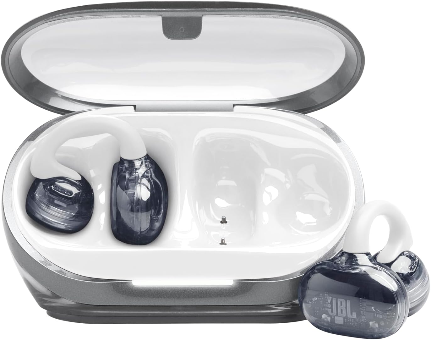 61Hkw7CuuxL._AC_SL1500_ JBL Soundgear Clips True Wireless Open-Ear Headphones, SonicArc Design, Up to 32 Hours Total Playtime, 4 Beamforming Mics, IP54 Water & Dust-Resistant, JBL OpenSound Technology