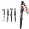 BEXIN P306C Portable Travel Outdoor DSLR Camera Carbon Fiber Monopod Holder, P306C