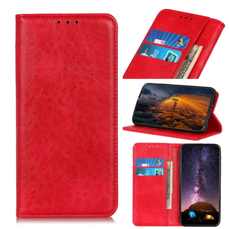 Magnetic Crazy Horse Texture Horizontal Flip Leather Phone Case, For OnePlus Nord N20 5G