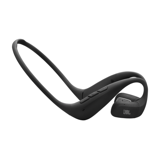 LS_JBL_Endurance_Pace_Product_Image_Right_Black&Grey JBL Endurance Pace - Open-Ear Comfort, Memory Wire Neckband, Water and Dust Proof Headphone - Black/Gray