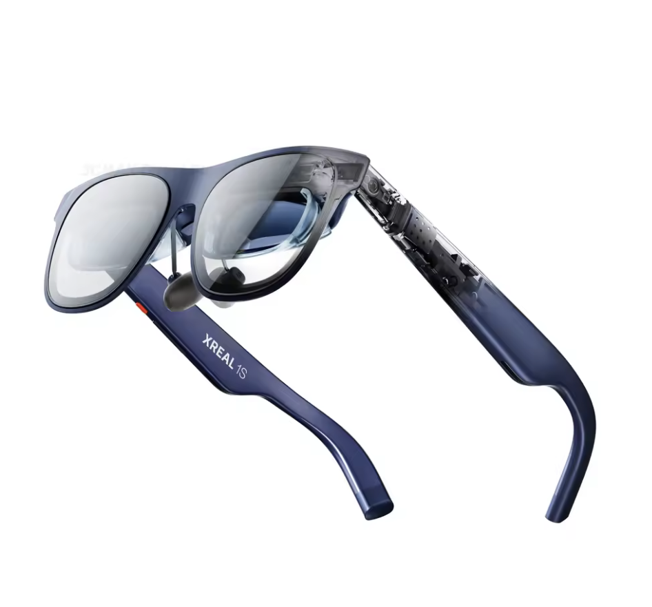 XREAL 1S AR Smart Glasses 2D to 3D Self-Developed X1 Chip Aerial Giant Screen 500 Inches 52°FOV 3DoF 1200P 1920*1200*2 700nits - DP Direct Connection Standard Edition