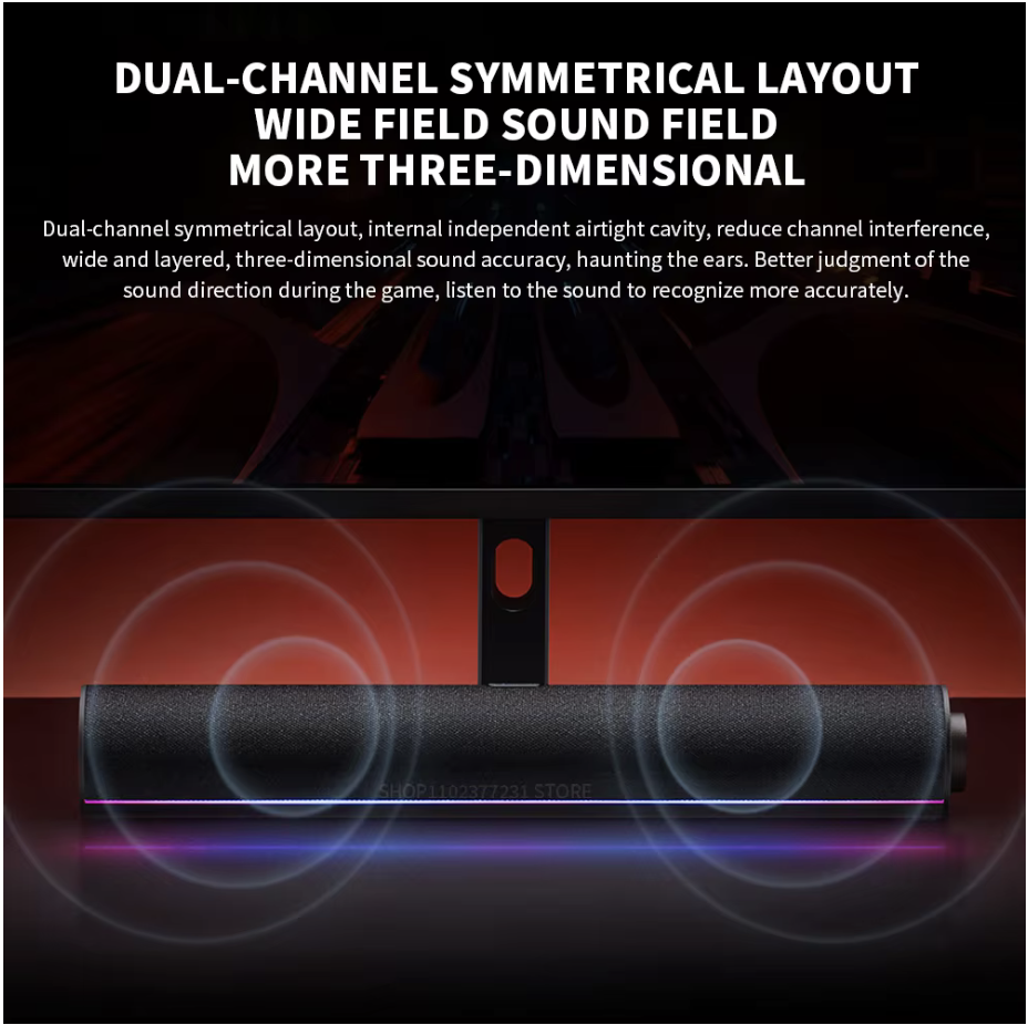 Screenshot 2026-02-09 at 11.31.19 AM Xiaomi Redmi Computer Speaker Four-Unit Two-Channel Stereo RGB Ambient Light Bluetooth 5.0 Built-in Microphone Knob Control