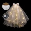 Short Princess Veil Bridal Photo Props Sweet Registration License Bow Headdress, Bow Tie Rolled Edge, Bow Tie Rolled Edge With Light, Bow Tie Small Flower, Bow Tie Small Flower With Light, Bow Tie Veil Pearls, Bow Tie Veil Pearls With Light...