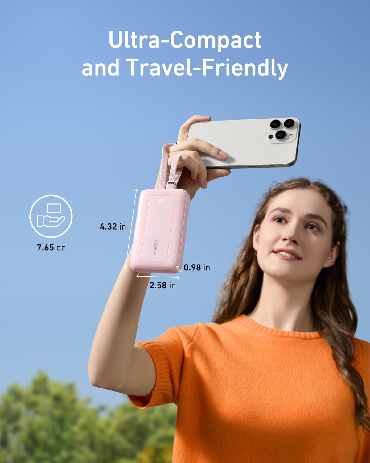 71-dzOSJRcL._AC_SL1500_ ANKER Zolo Power Bank, 10,000mAh 35W Max Fast Portable Charger with Built-in dual USB-C Cables, USB-C&A, Battery Pack for iPhone 17/16 Series, MacBook