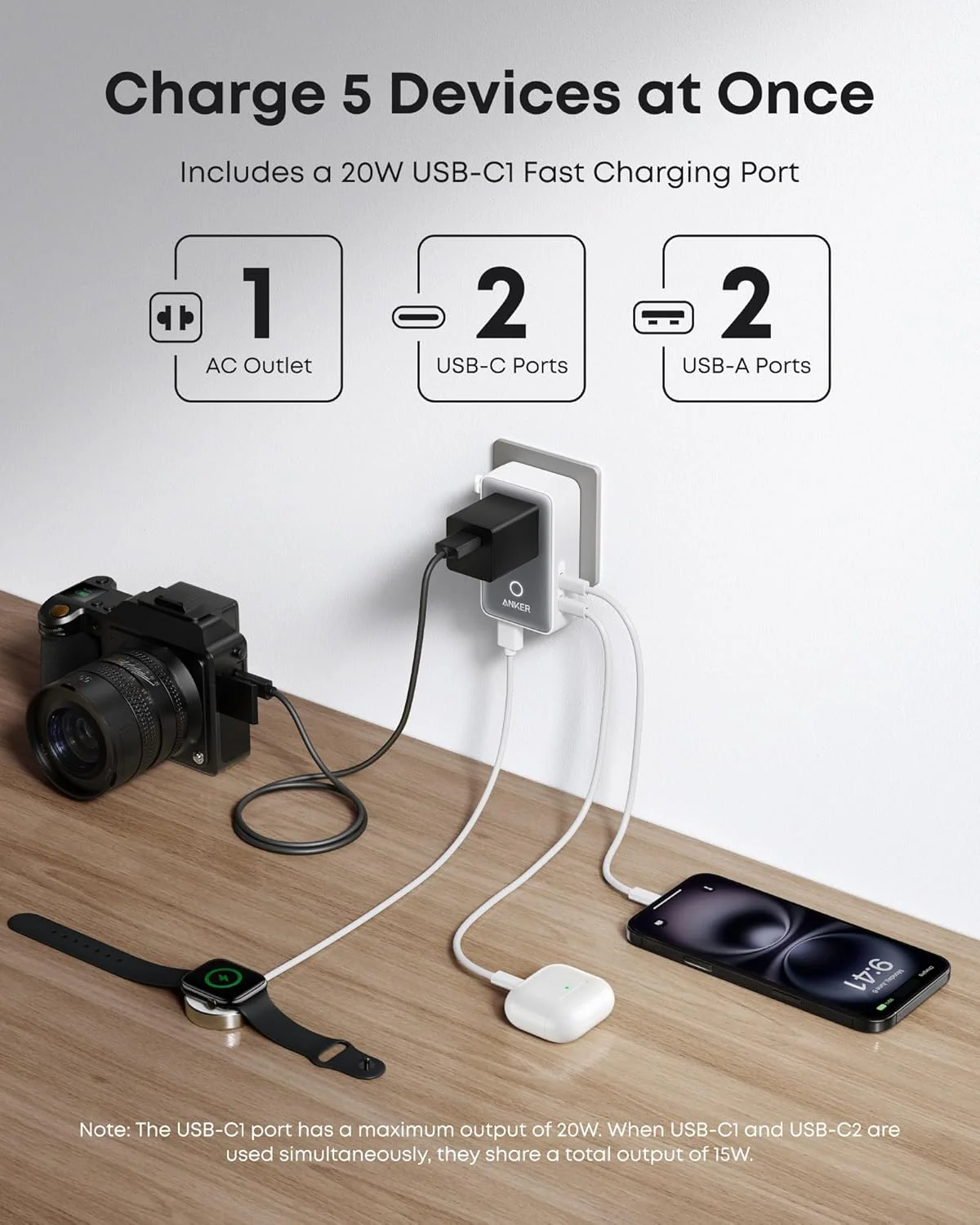 81Jlf9B4M_L._AC_SL1500.jpg Anker Nano Travel Adapter (5-in-1, 20W, 1-Pack)