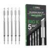 2uul 5 in 1 FD21 Big-K Soldering Iron Tips for Most C210 Soldering Station
