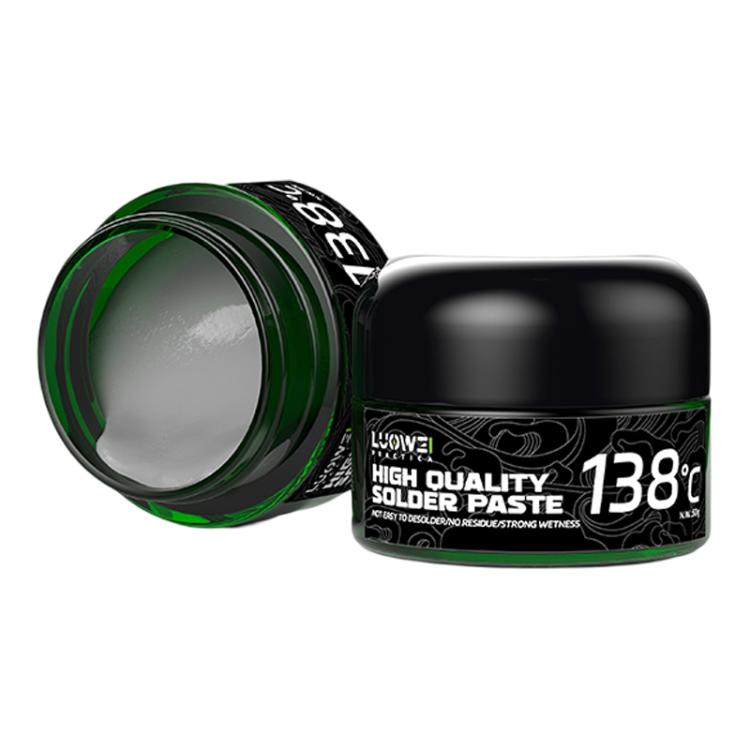 LUOWEI LW-SP1 50g PCB Repair Lead-free Solder Paste, 138 Degrees, 158 Degrees, 183 Degrees, 199 Degrees, 217 Degrees