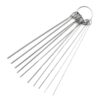 10 Set Welding High Density Stainless Steel Through Needle