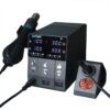 SUGON 202 2 In 1 Soldering Iron Dual Display Cell Phone Repair Hot Air Thermostat Soldering Station Combination Set, EU Plug, US Plug