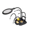 7 In 1 LED Magnifying Glass Repair Soldering Station Constant Temperature Soldering Iron Stand, ProsKit SN-396