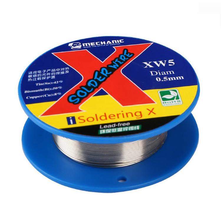 Lead-Free Low-Temperature Solder Wire 138-degree for Phone Repair, MECHANIC XW5, MECHANIC XW6