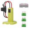 Power Wheel Battery DIY Adapter for RYOBI 18V Battery 12 AWG Wire Converter Kit, with Switch and Fuse
