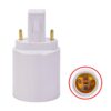 G23 to E27 E26 LED Halogen Light Bulb Lamp Base Socket Adapter Converter