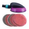 Manual Round Dust Extraction Polishing Hand Grinding Board with Sandpaper Set