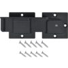 Heavy Duty Metal Door Latch with Padlock Hole Flip Door Lock for Wooden Doors, FS-24102