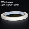 28 Volumes High Adhesion Decoration Spraying Masking office Writing Beautiful Paper Tape, Size: 50m x 10mm