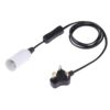 E14 Wire Cap Switch Lamp Holder Chandelier Power Socket with 1.2m Extension Cable, AU Plug, Small UK Plug, 1.2m, EU Plug, 1.5m, US Plug, 1.5m, Big UK Plug, 1.5m, AU Plug, 1.2m
