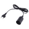 E27 Wire Cap Lamp Holder Chandelier Power Socket with 1.2m Extension Cable, Small UK Plug, EU Plug, 1.5m, AU Plug, 1.2m, US Plug, 1.5m, Small UK Plug, 1.2m, Big UK Plug, 1.5m