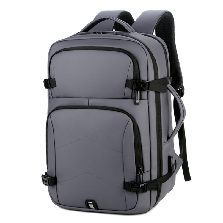 OUMANTU 2023 Large Capacity Waterproof Laptop Backpack Business Travel Shoulders Bag with External USB Charging Port, OUMANTU 2023