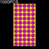 1000 PCS Round Shape Self-adhesive Colorful Mark Sticker Mark Label